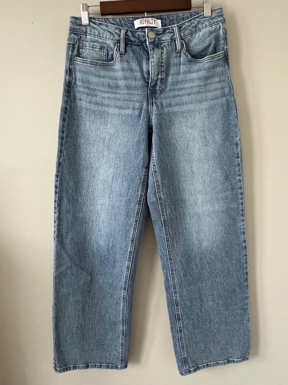 Royalty For Me Mid Rise Straight/Wide Leg Women's Jeans Size 8